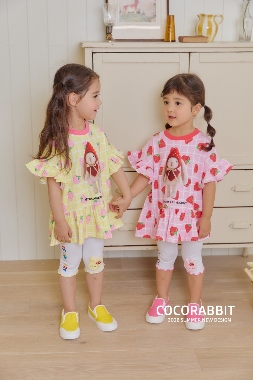韓國🇰🇷COCORABBIT 草莓兔兔洋裝/內搭褲(S-2XL)