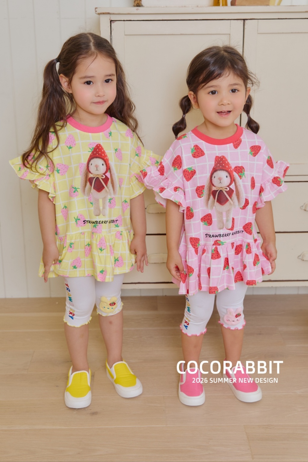 韓國🇰🇷COCORABBIT 草莓兔兔洋裝/內搭褲(S-2XL)