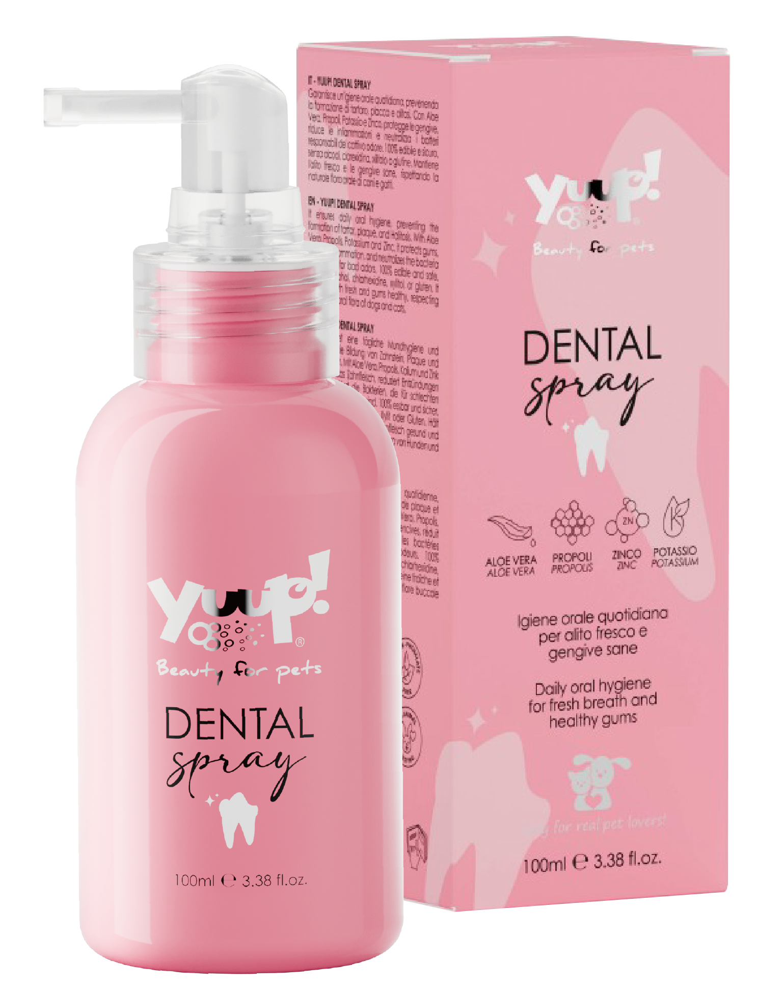 【義大利Yuup】總代理-優瀑口腔清潔噴霧100ml 清潔 口腔健康 犬貓適用