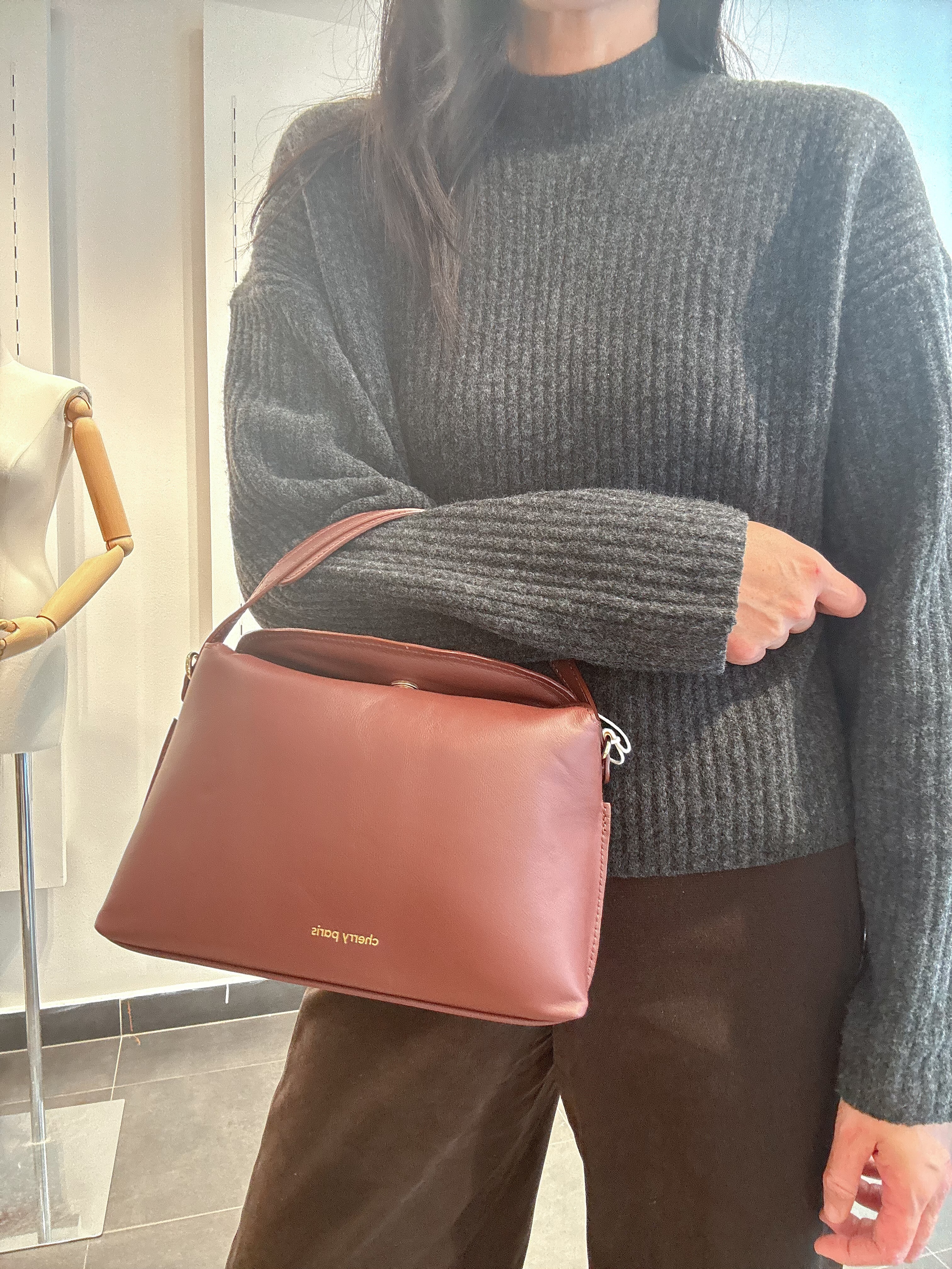 Cherry Paris Leather HÉLÈNE - 4184 Camel 駝色