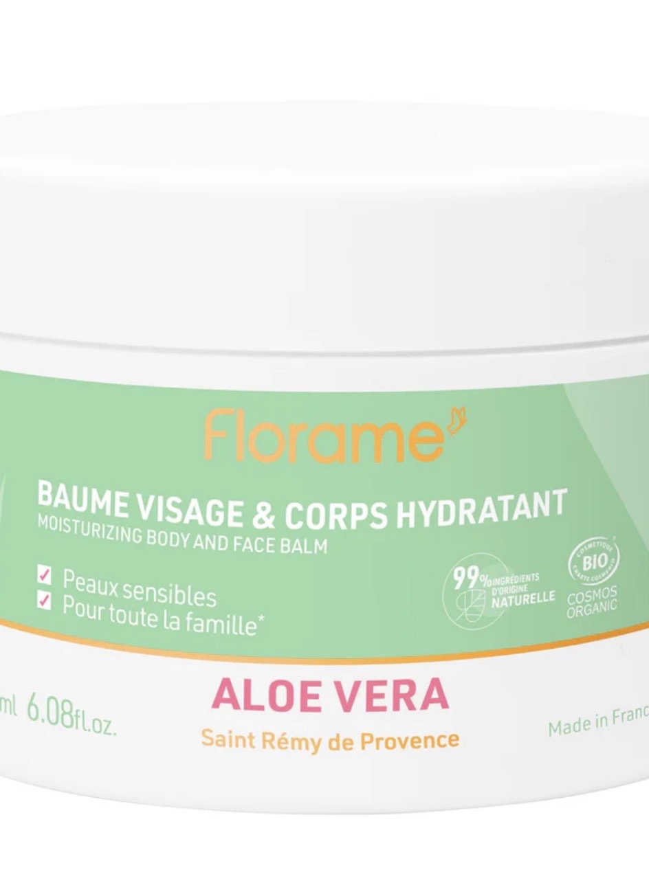 FLORAME Aloe Vera Moisturizing Face and Body Balm 有機蘆薈極潤修護軟膏[180ml]
