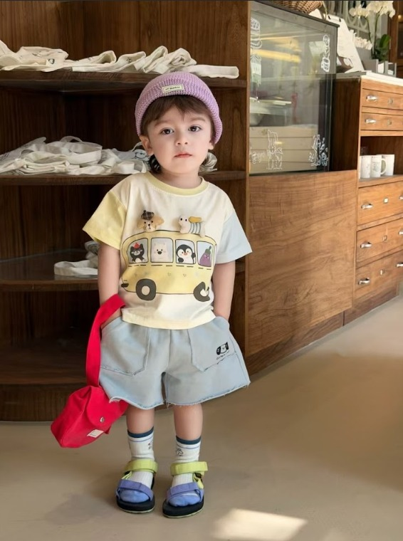 BYC04T019AC 童趣旅程立體造型上衣