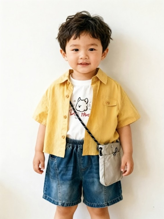 BYC04T020YW  向日葵假期短袖恤衫