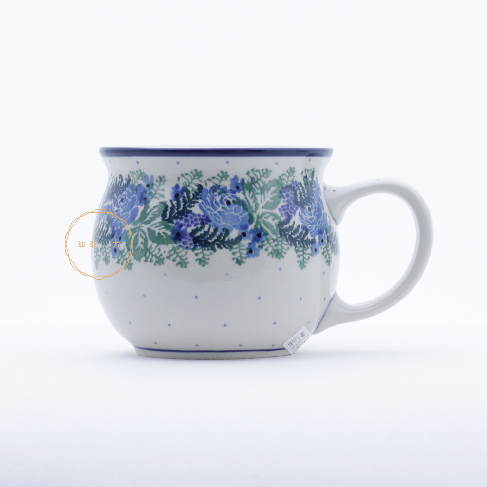 杯碗-500ml-優雅藍玫瑰