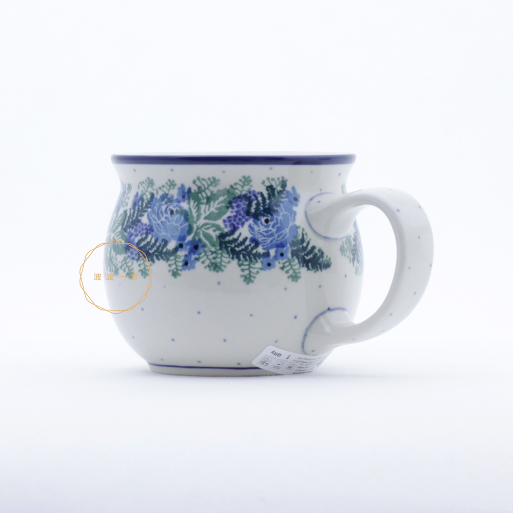 杯碗-500ml-優雅藍玫瑰