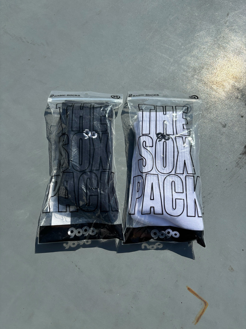 2026SS 9090 90 Logo 2-Pack Socks 兩雙一包 長襪 襪子 2色 現貨 NN2230