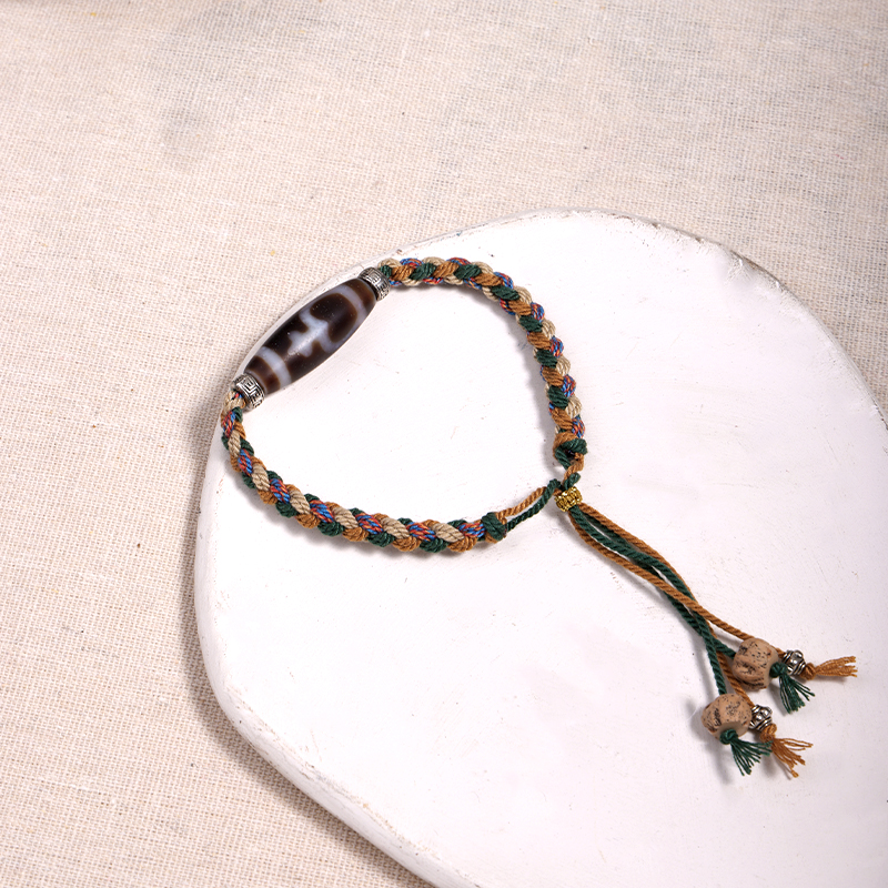 A27—五臺山寶瓶天珠瑪瑙手繩