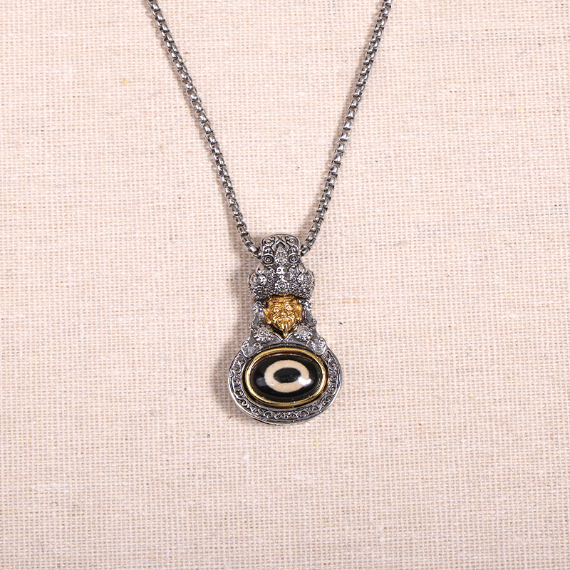 A32—五臺山紮基拉姆一眼天珠瑪瑙吊墜