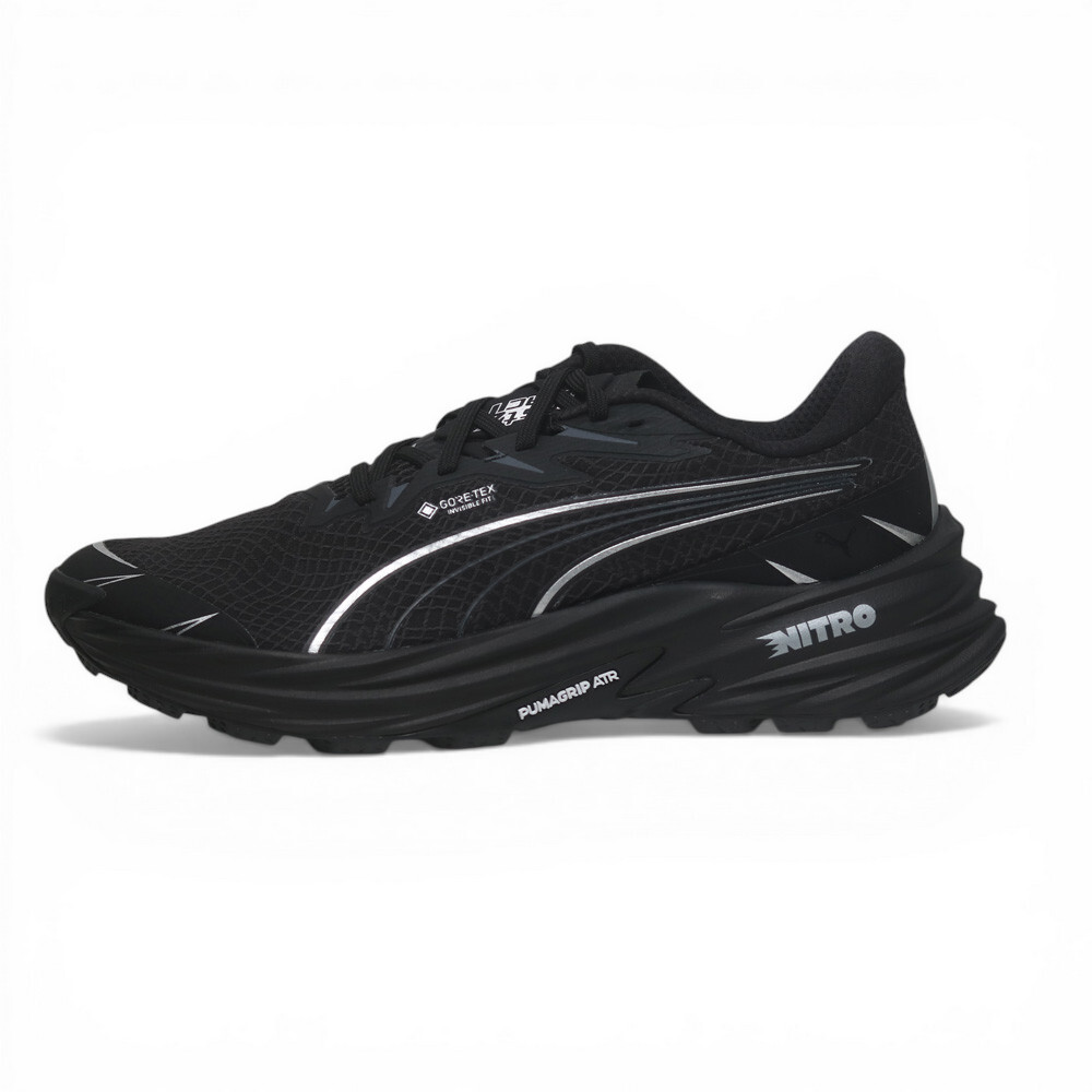 PUMA 越野鞋 FAST-TRAC NITRO 4 GTX 黑銀 全防水 運動鞋 男 31213601