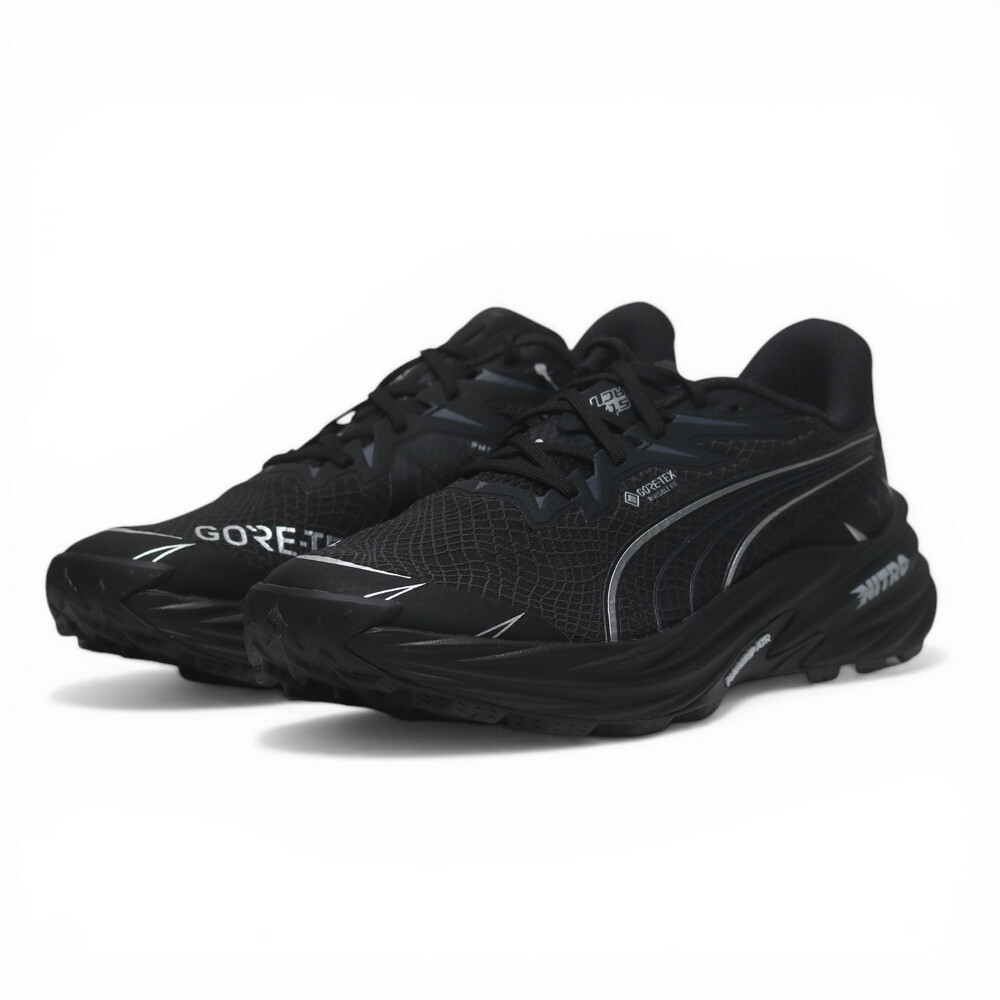 PUMA 越野鞋 FAST-TRAC NITRO 4 GTX 黑銀 全防水 運動鞋 男 31213601