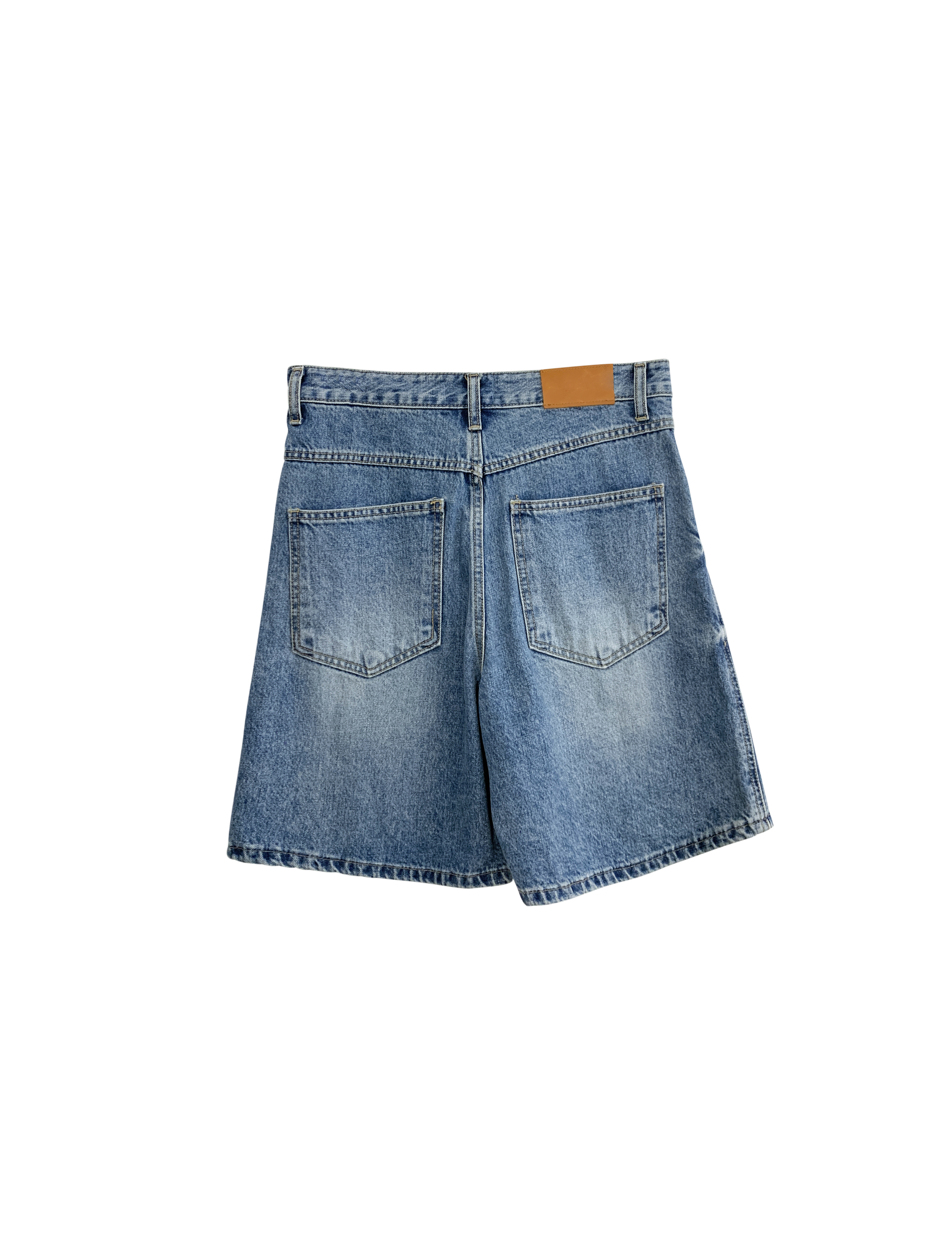 翻摺牛仔五分褲