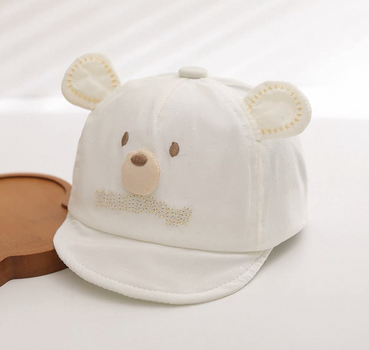 可愛小熊立體耳朵帽子