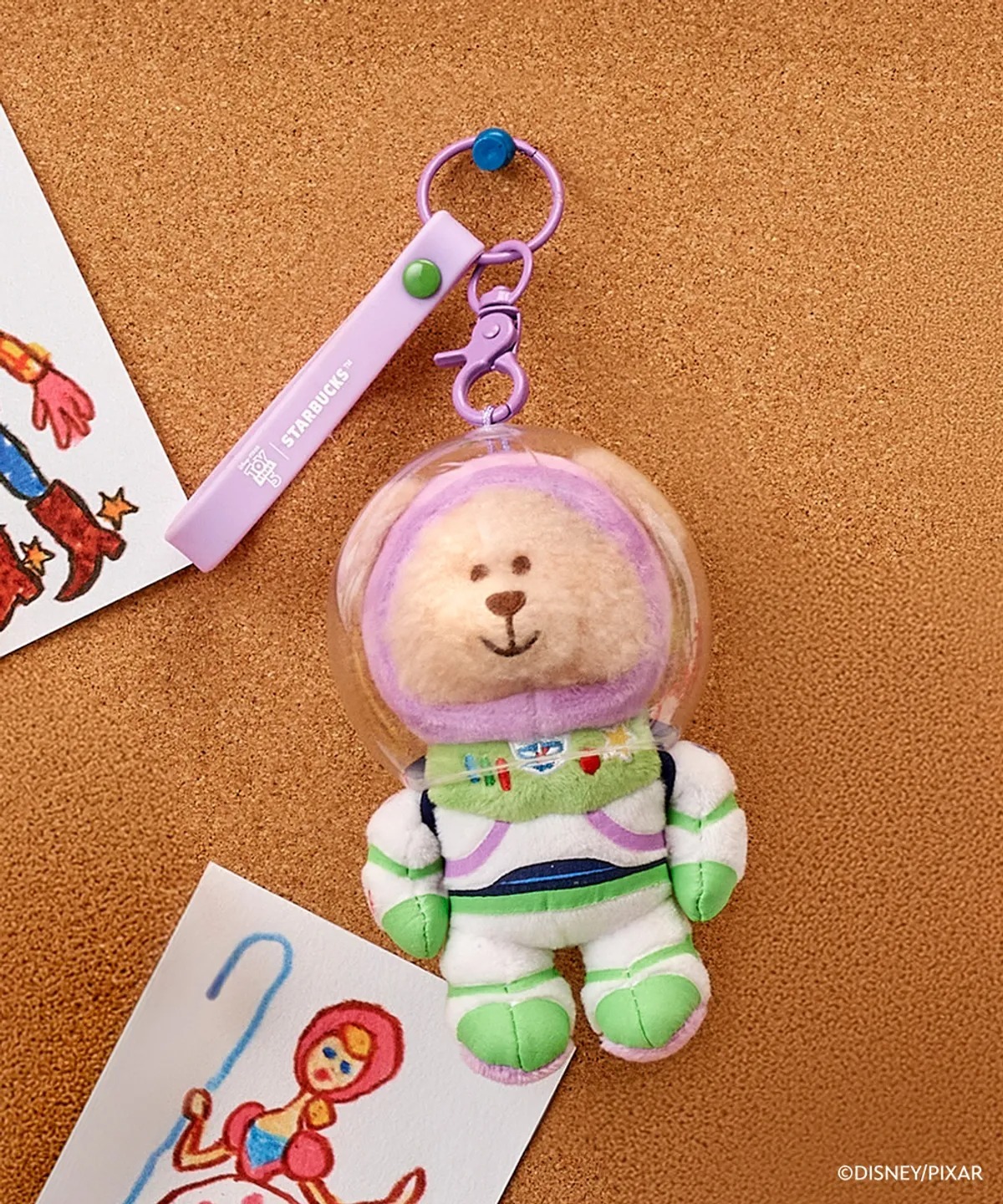 韓國代購 Starbucks Toy Story Buzz Lightyear Bearista Keychain