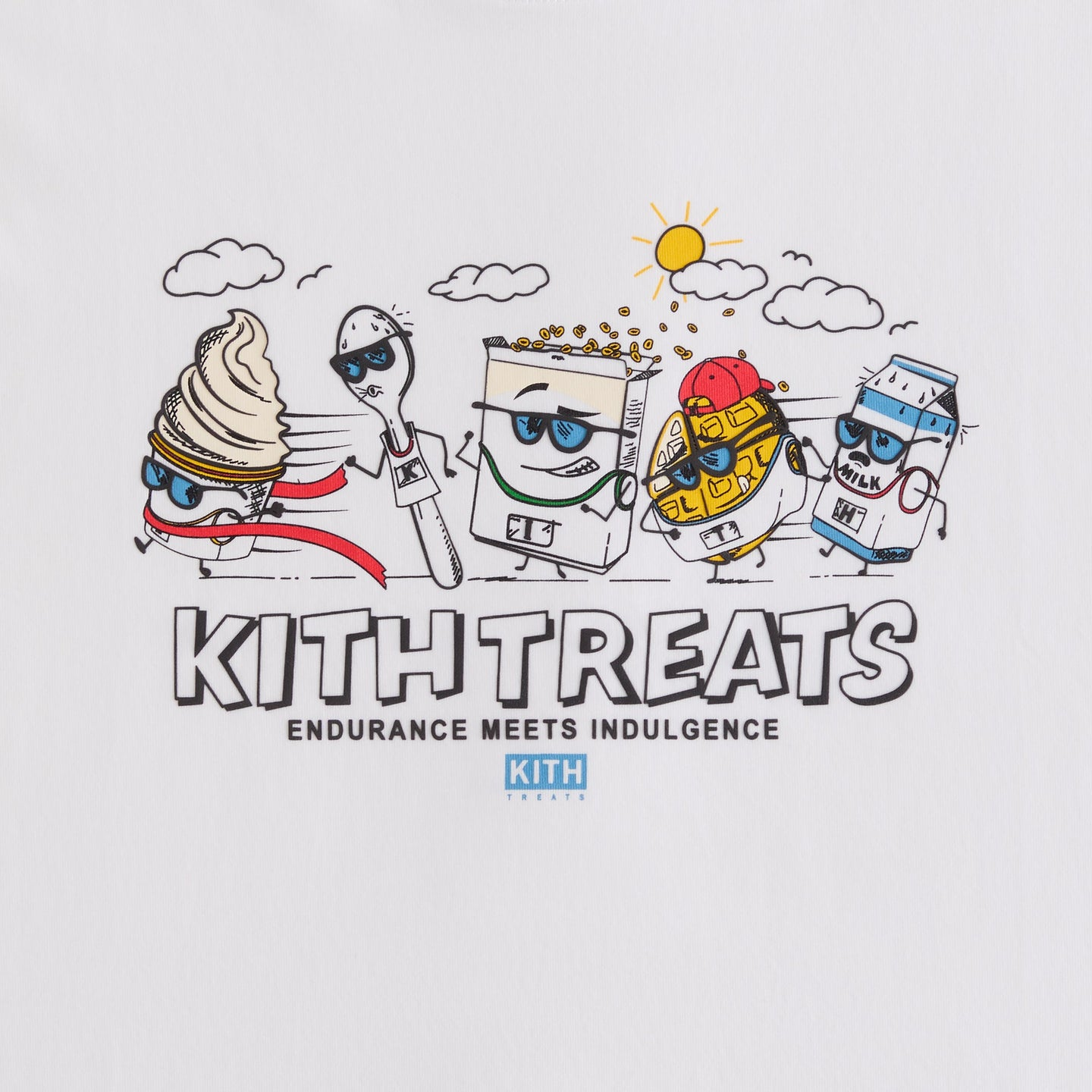 2026SS KITH Kith Treats Endurance Tee 字體 塗鴉 餐點 冰淇淋 牛奶 短T 現貨 KHT030247-101