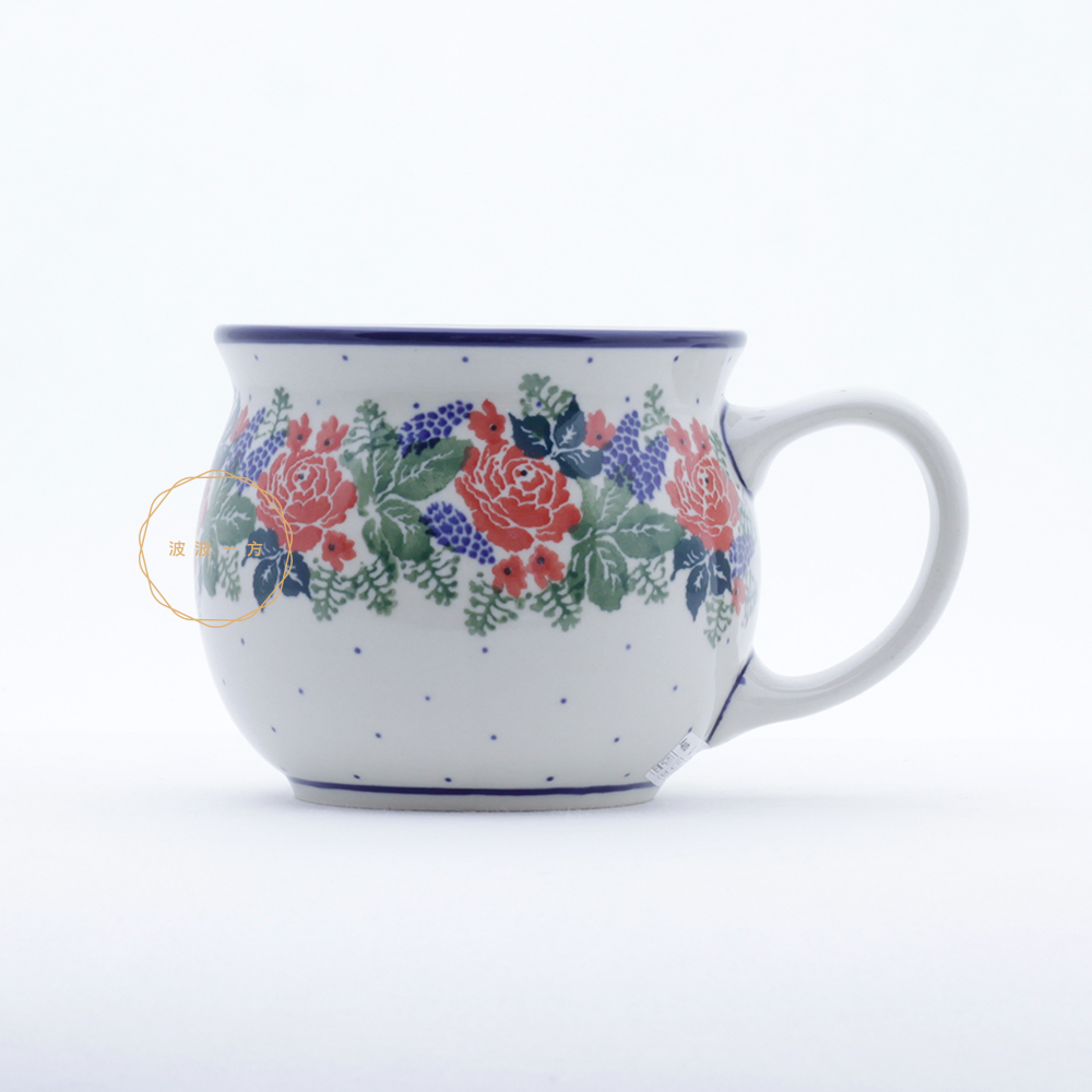 杯碗-500ml-優雅紅玫瑰