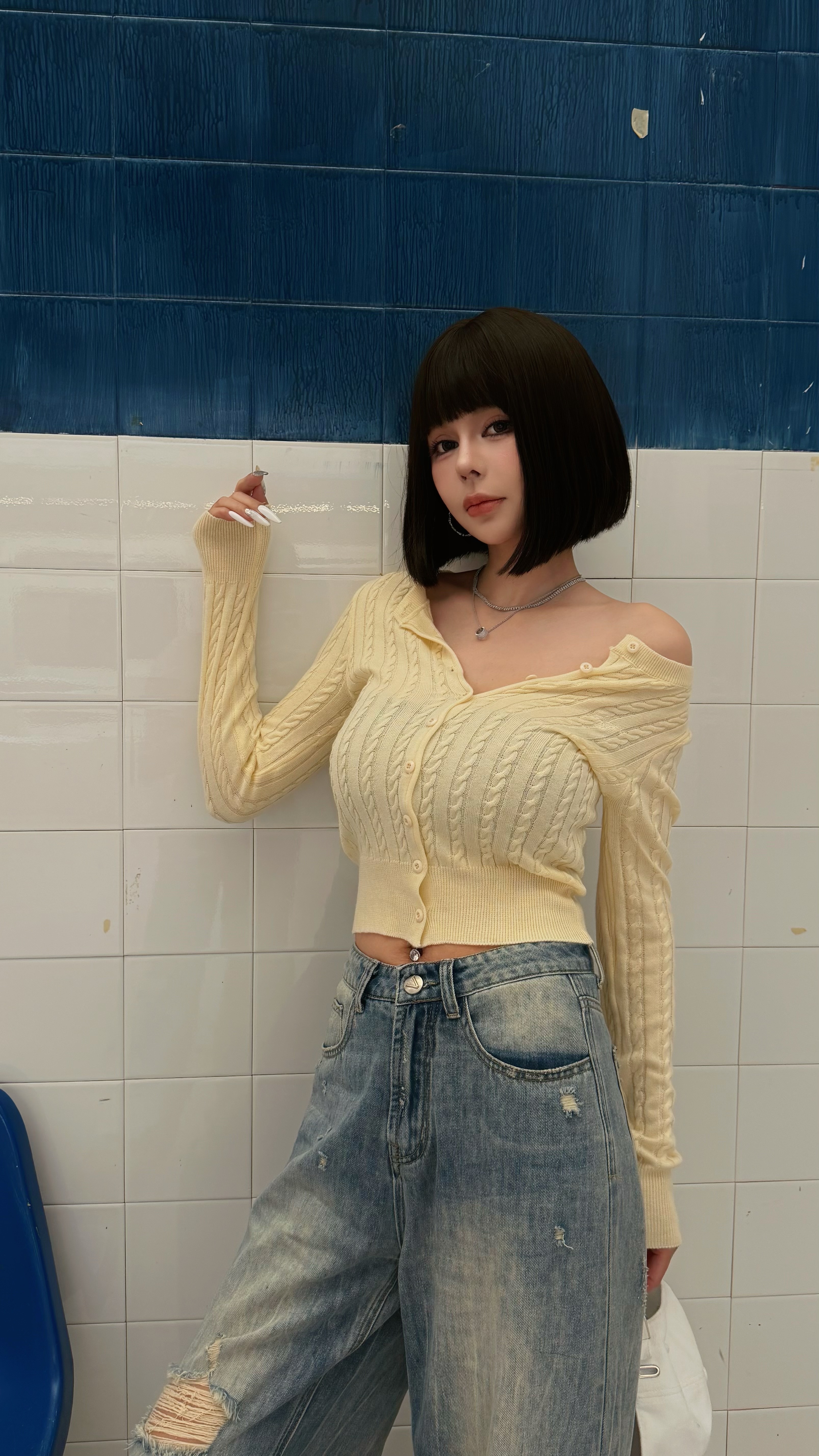 春序 • Spring Poise｜針織開襟上衣