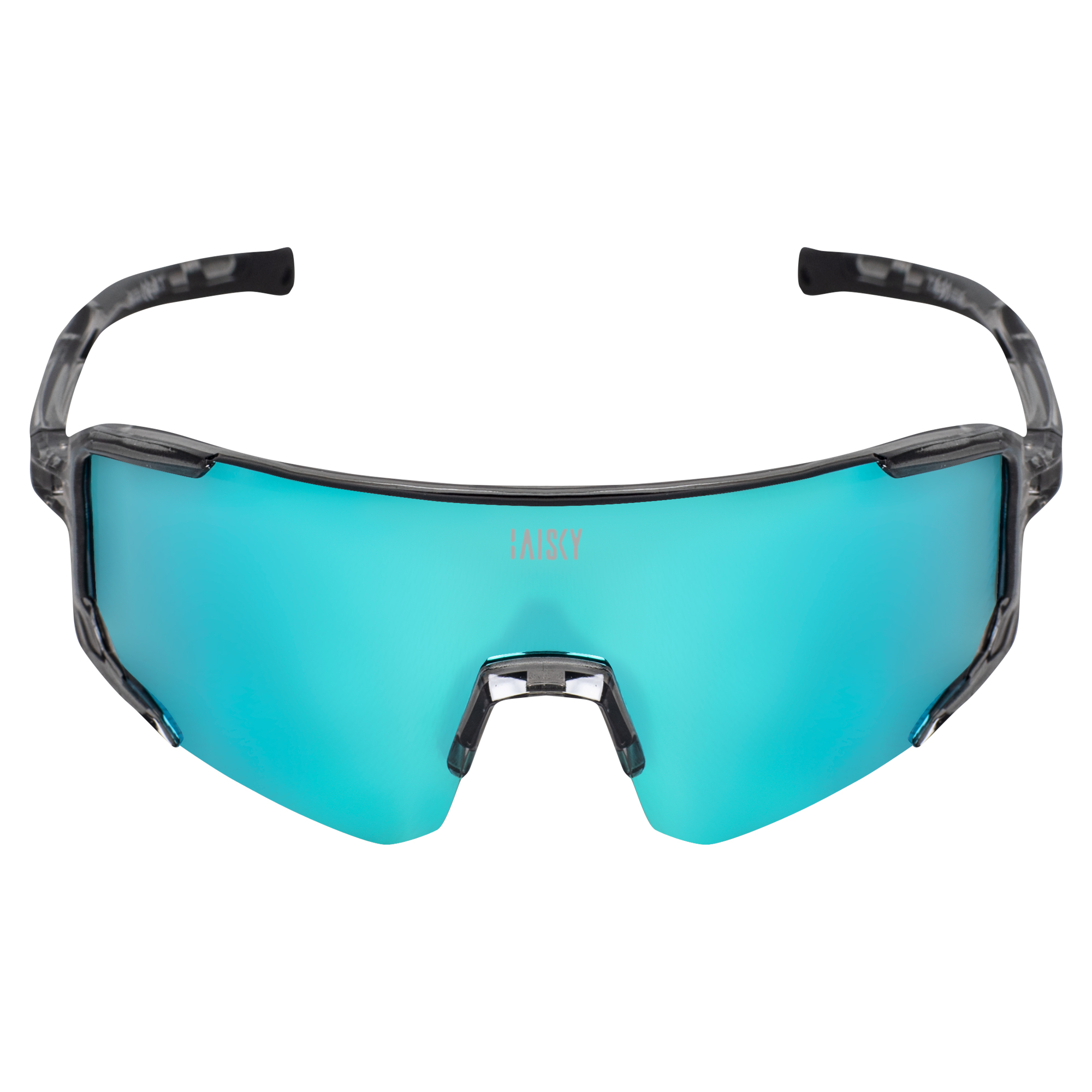 運動風鏡 灰框電鍍藍