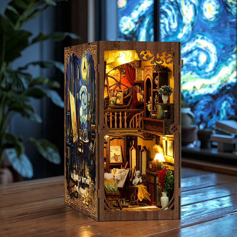 【官網限定】精品藝術博物館系列｜袖珍拼圖書擋架《畫框裡的世界》【預計5月中後陸續發貨】