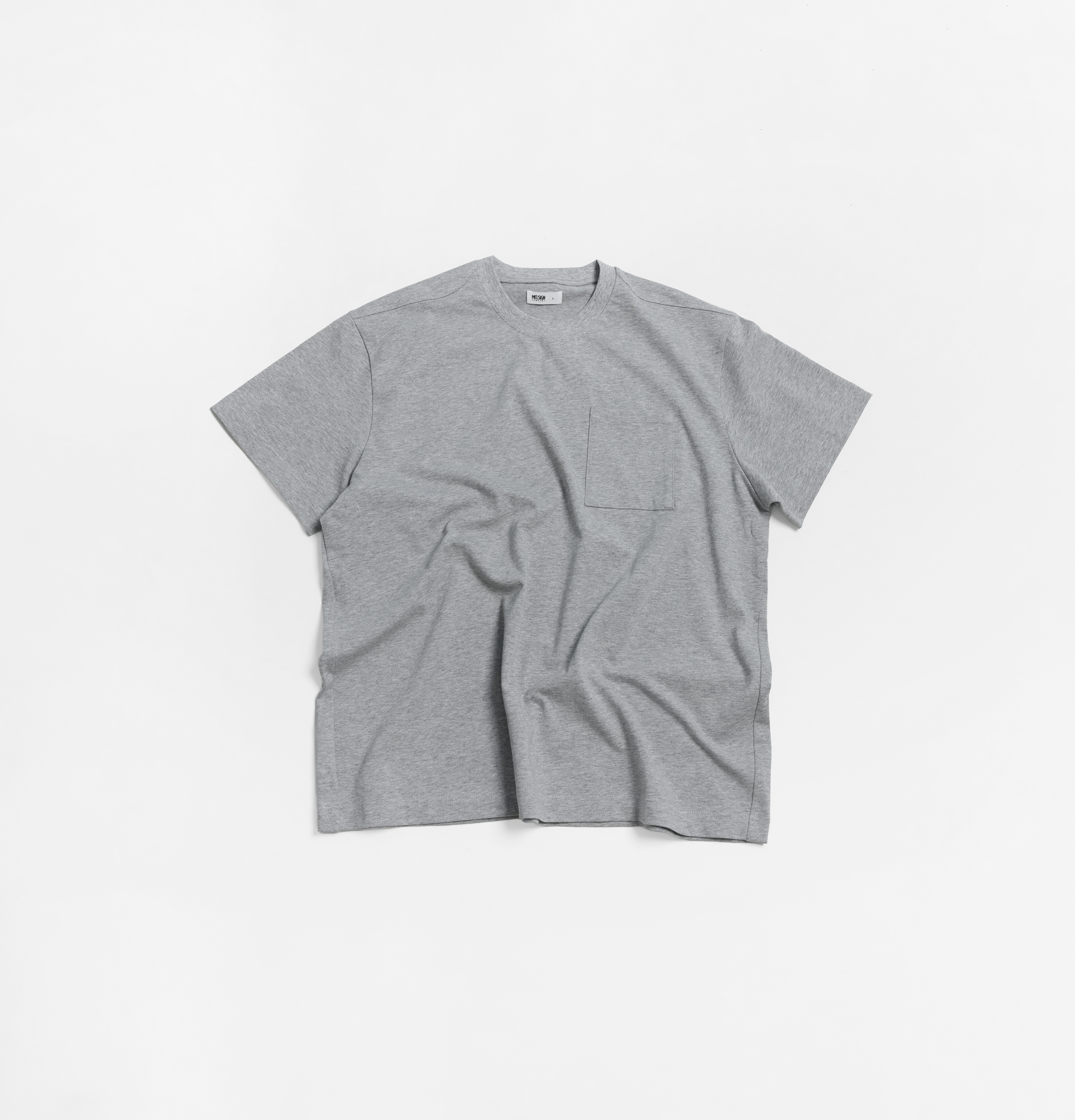 MELSIGN - MEL. Classic Pocket Tee II - Gray