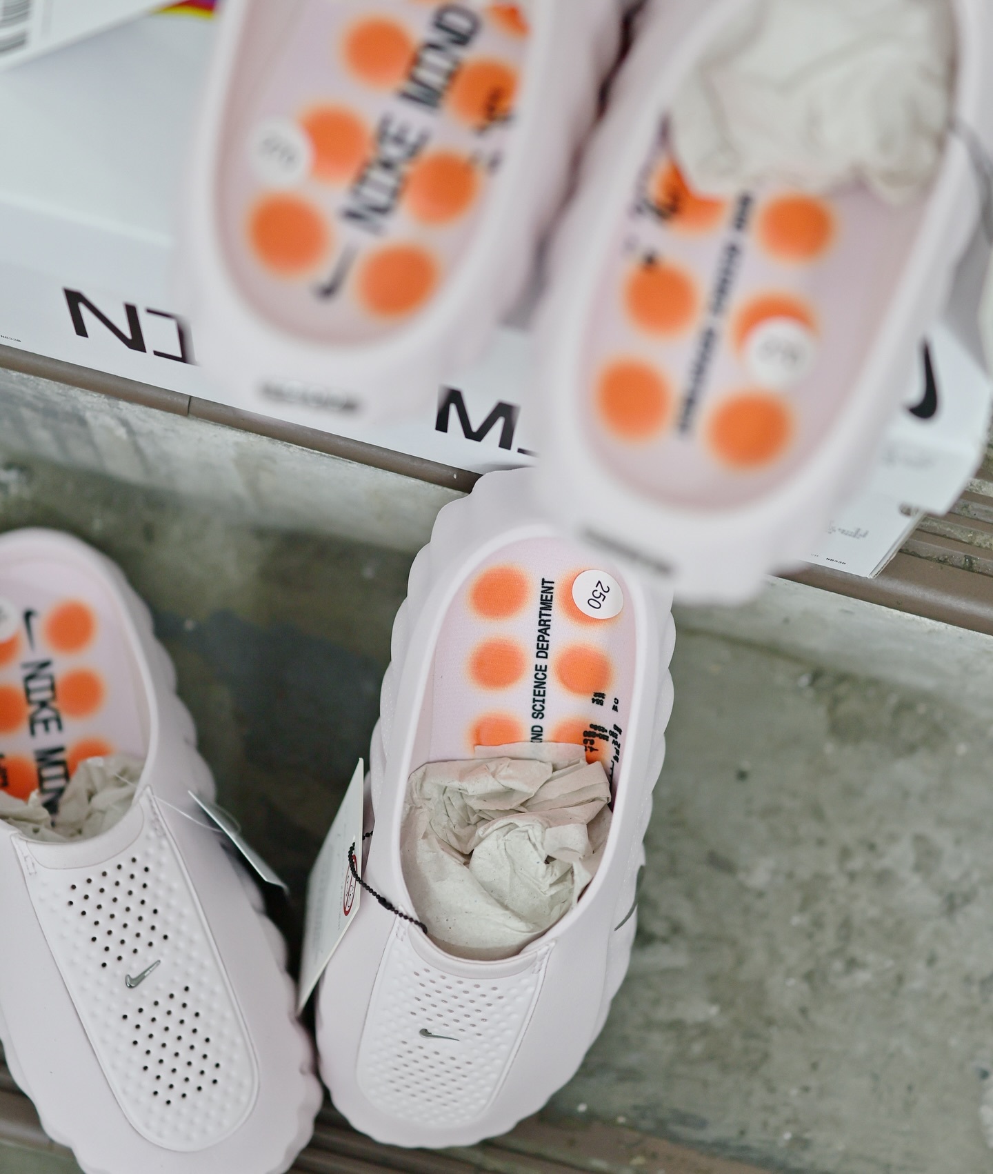 NIKE MIND 001 Slide mule Pearl Pink Woman 淺粉色 HQ4309-610