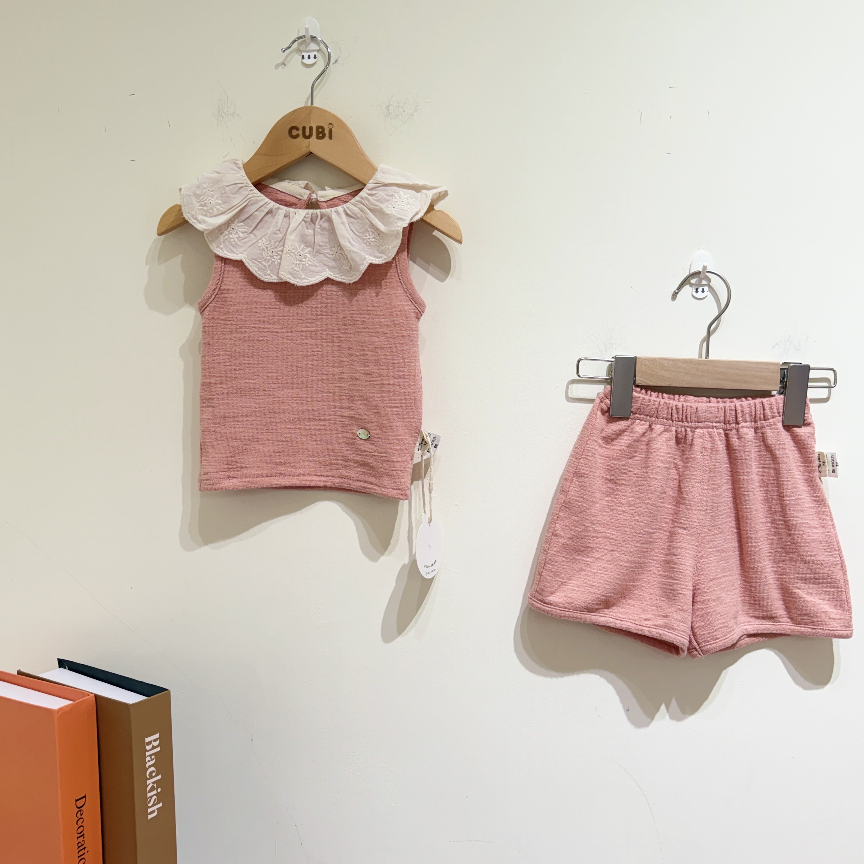 26夏 莓果系荷葉領套裝