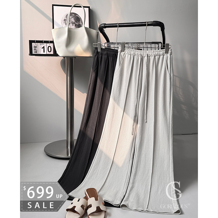 G9820 「雲絲3D長腿飄飄褲」