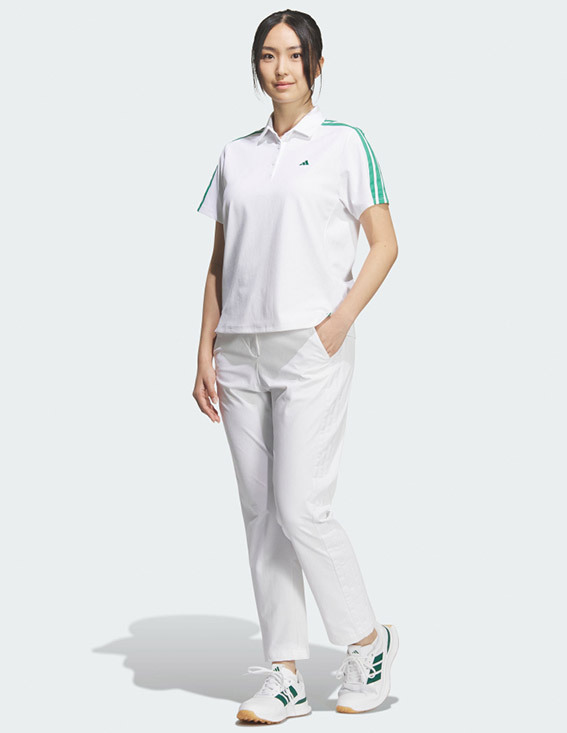 adidas ULTIMATE365 女短袖POLO衫 #KD7210 ,白