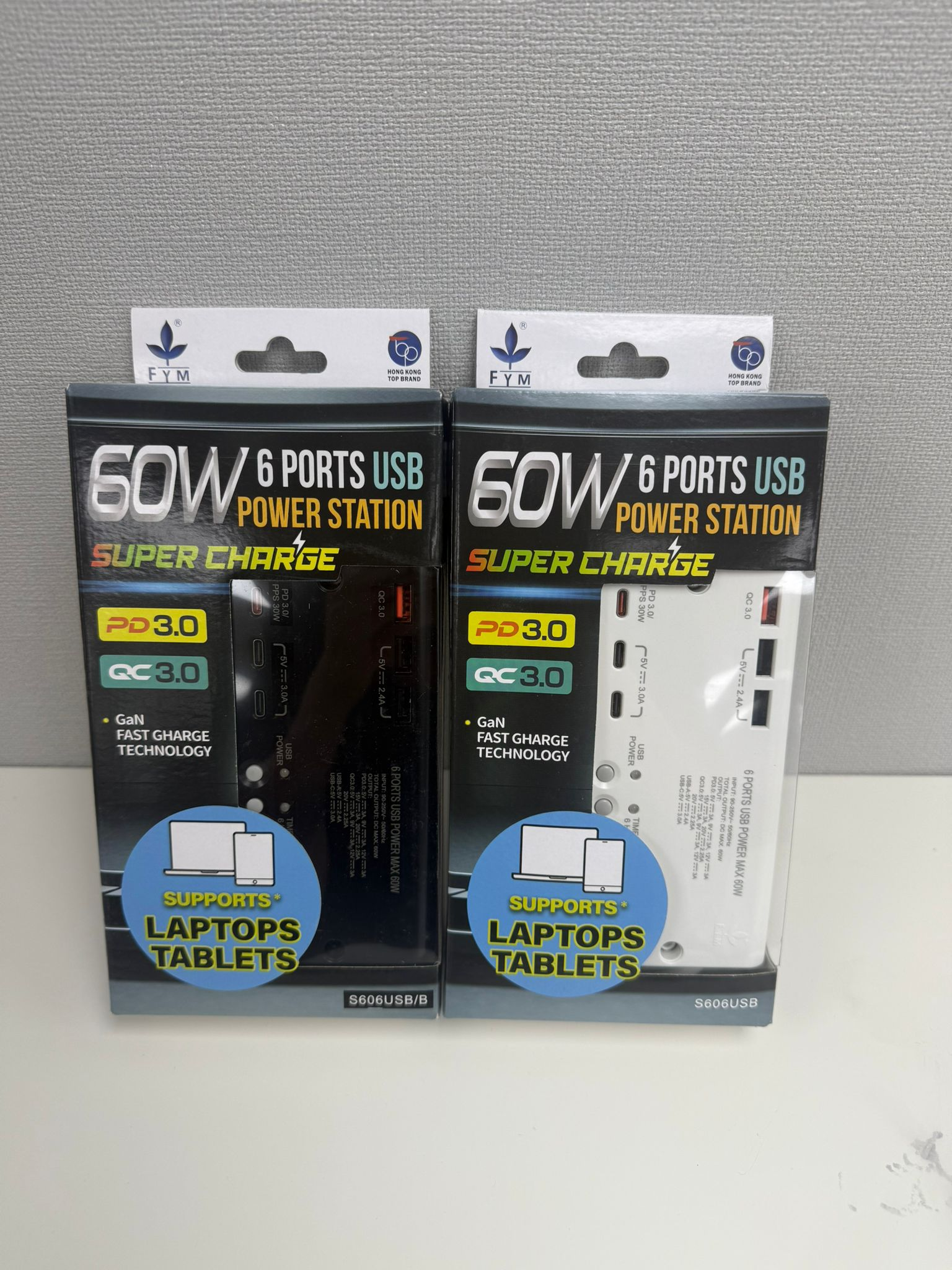 XT020 FYM 60W 6位USB拖板