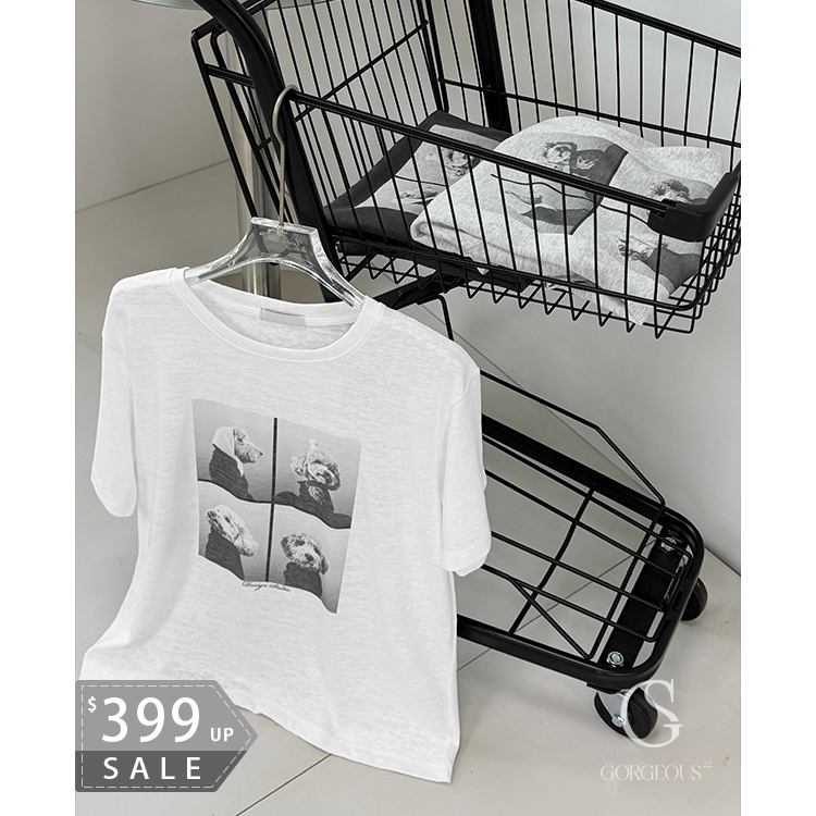 G2010 「奶油貴賓4格TEE」