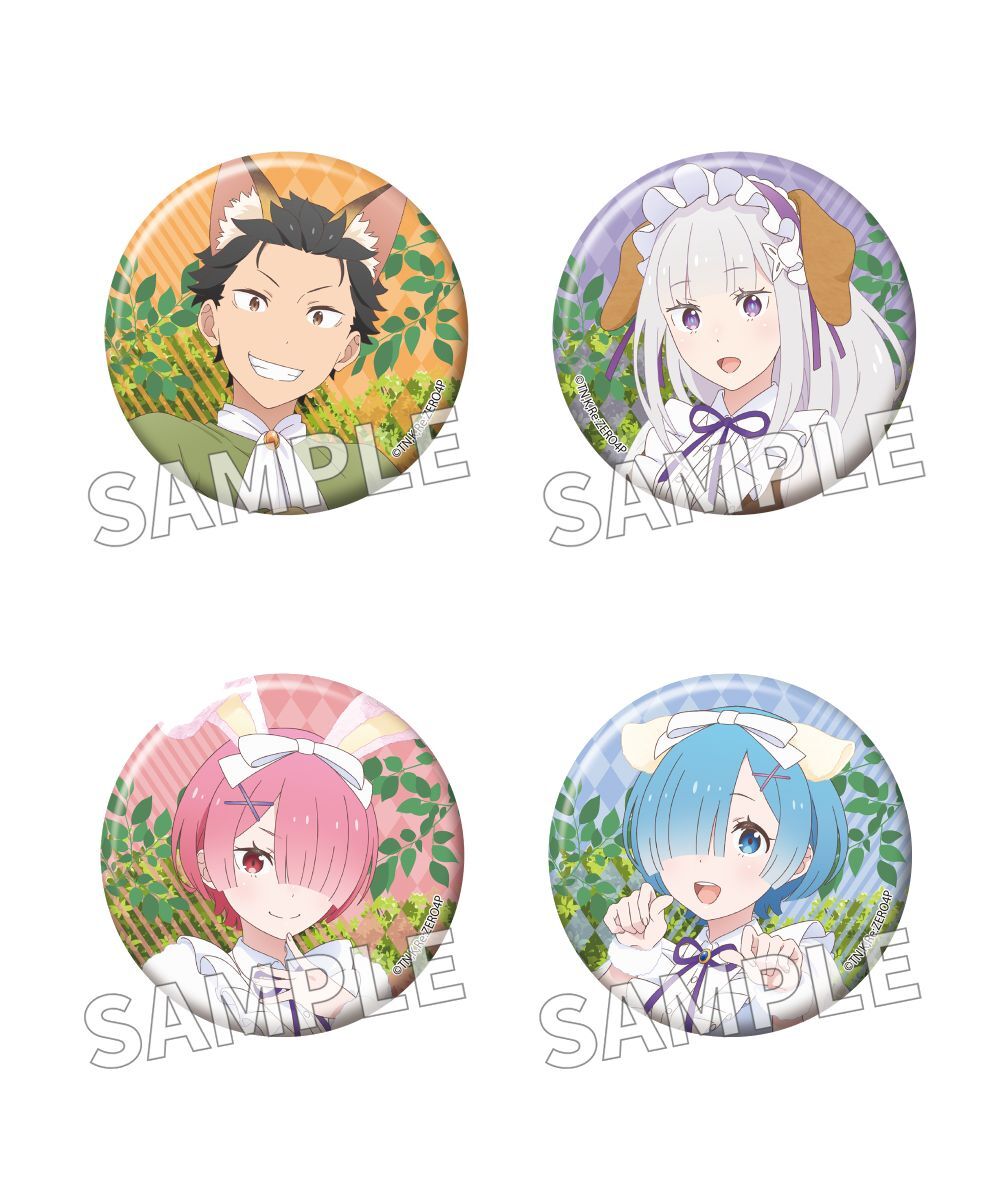 預購-「Re:從零開始的異世界生活」徽章套組 FANTASY FOREST ver. 系列【日本進口精品】