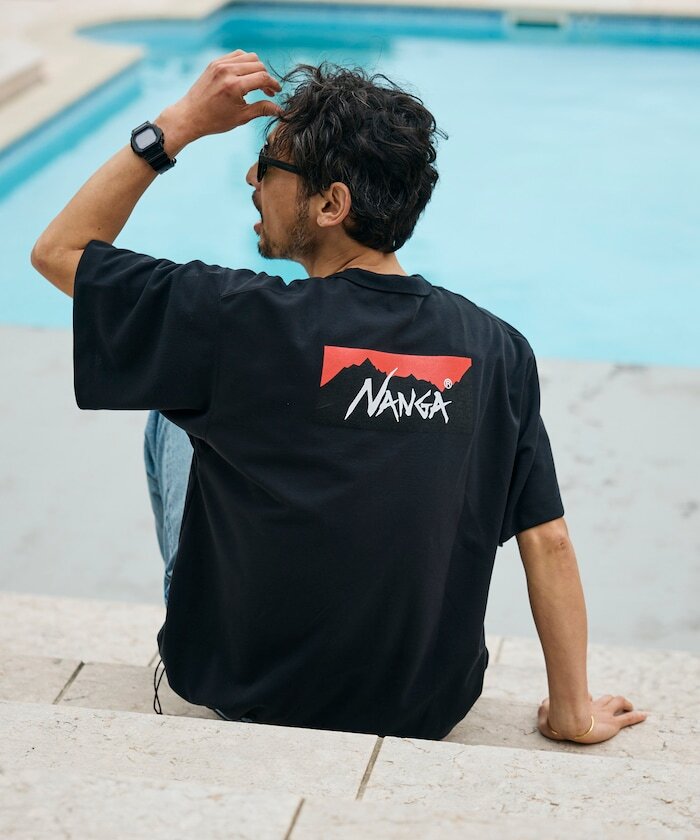 "代購" NANGA 別注款 neo-PRO 日本製 抽繩 經典背圖 短踢