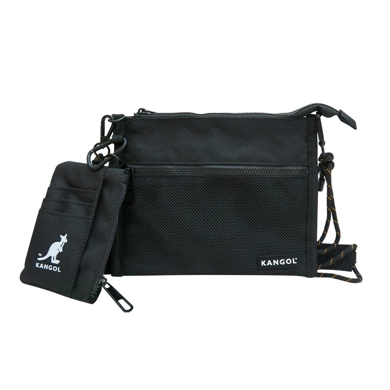 【Kangol】網袋側背包｜輕量收納 隨身機能-2色