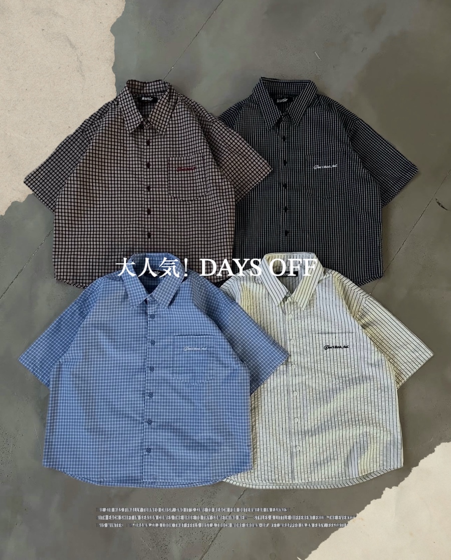 ｜日本WEB限定🇯🇵｜ 廓形Boxy 格紋襯衫
