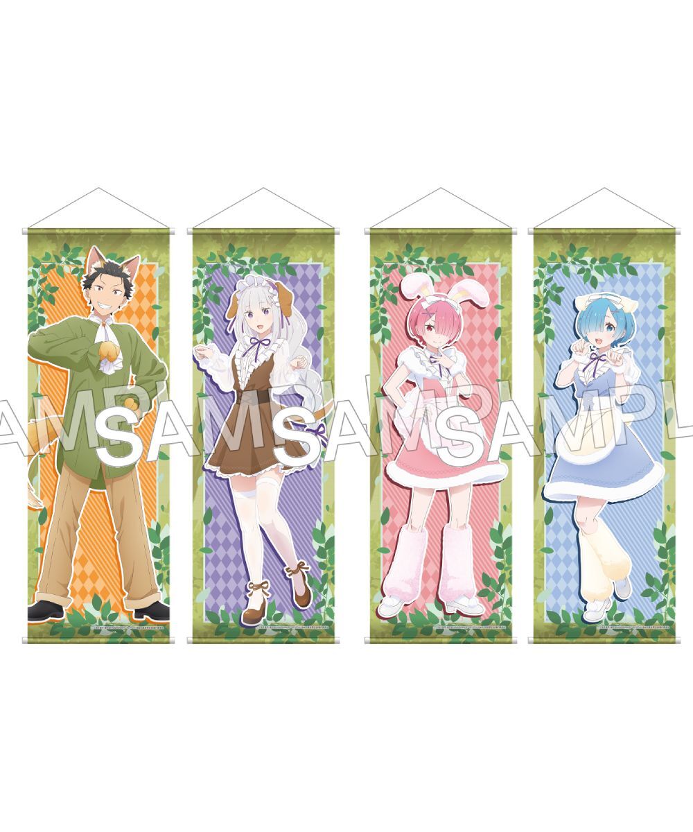 預購-「Re:從零開始的異世界生活」B2半裁掛軸 FANTASY FOREST ver. 系列【日本進口精品】