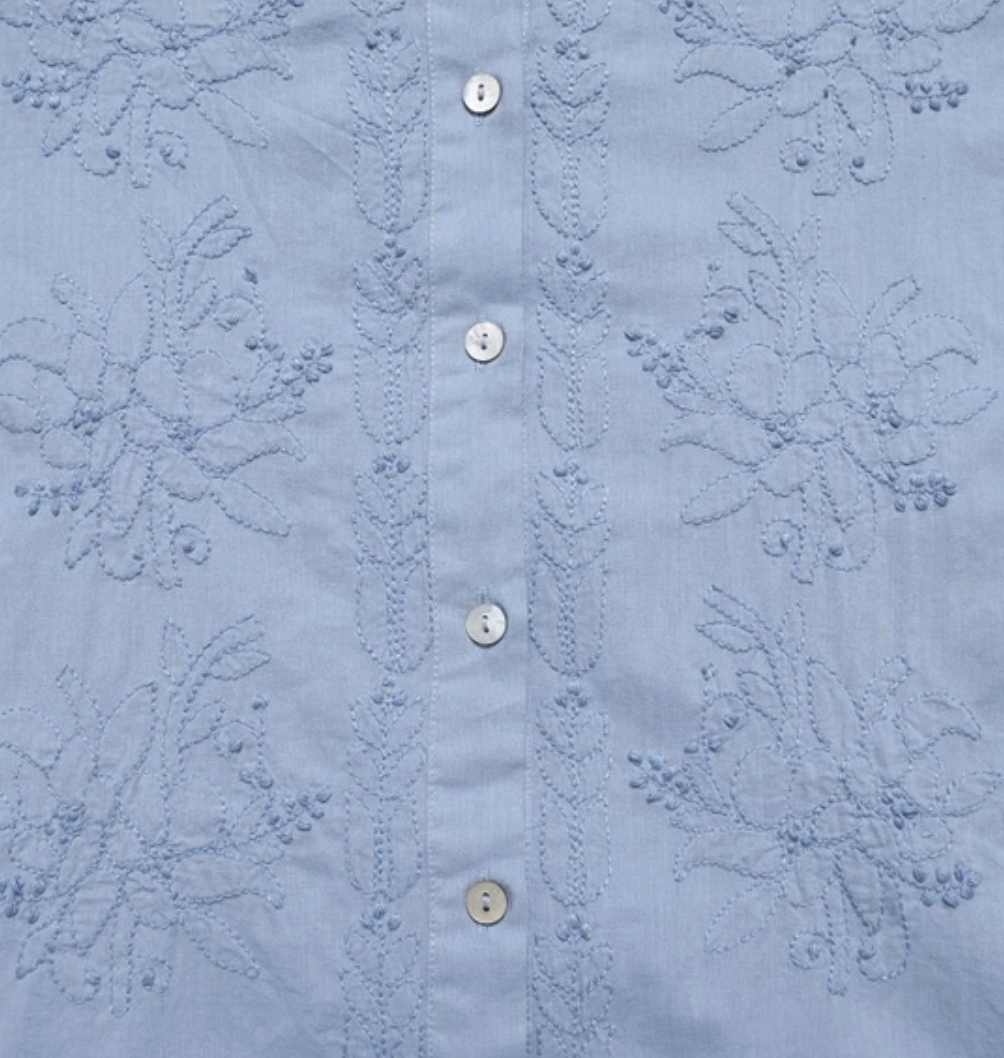 Ga on blouse - GIBL606HBU - blue (0410)