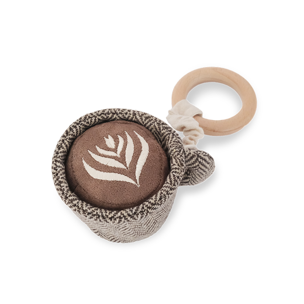 Little Lamb Kind 拿鐵吊飾手搖鈴