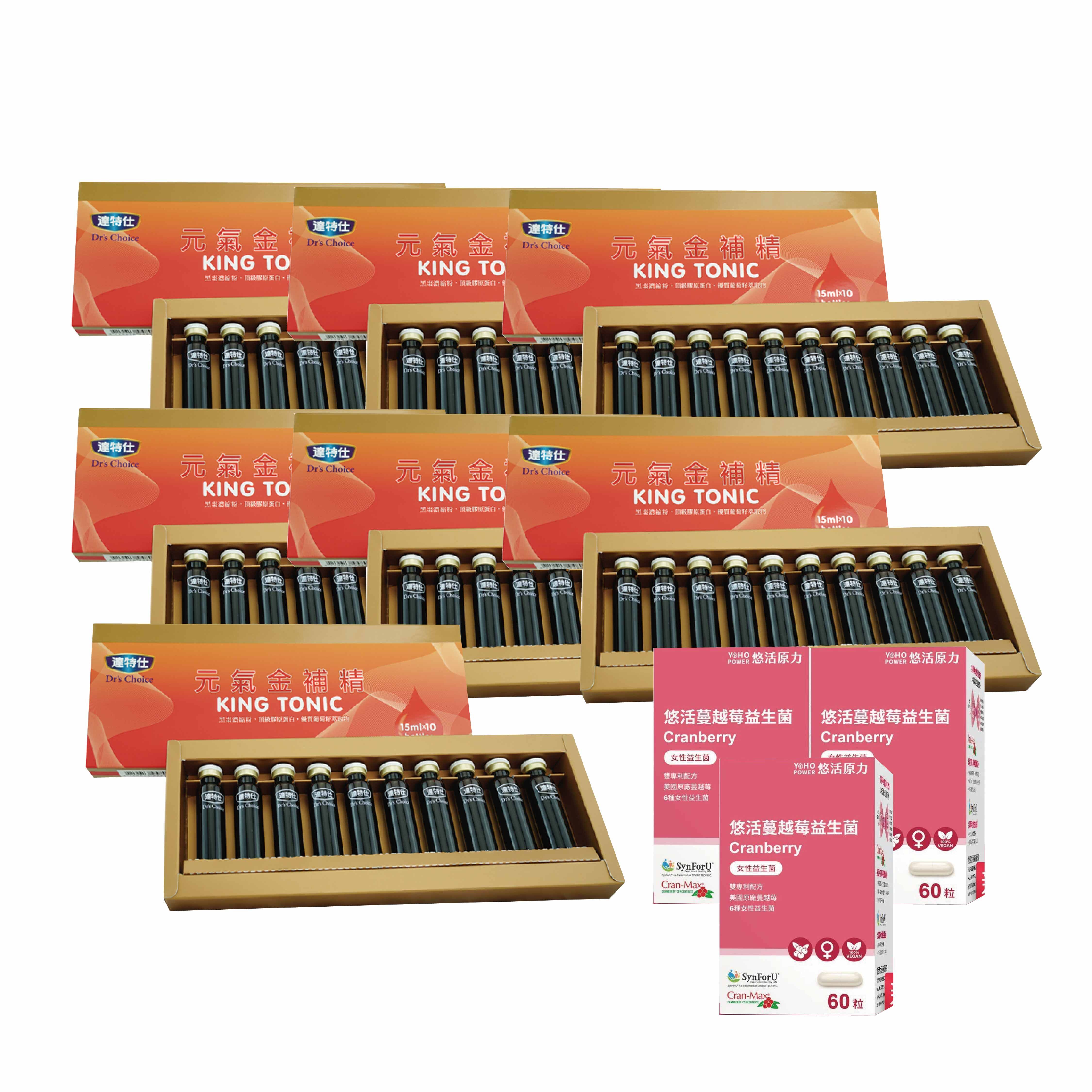 達特仕-元氣金補精  買6+1(送1)⭐加贈悠活蔓越莓益生菌60粒x3盒