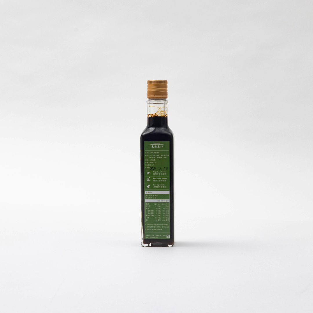 島匠商行｜宜蘭在地手工醬油 (茶韻) 純素｜250ml