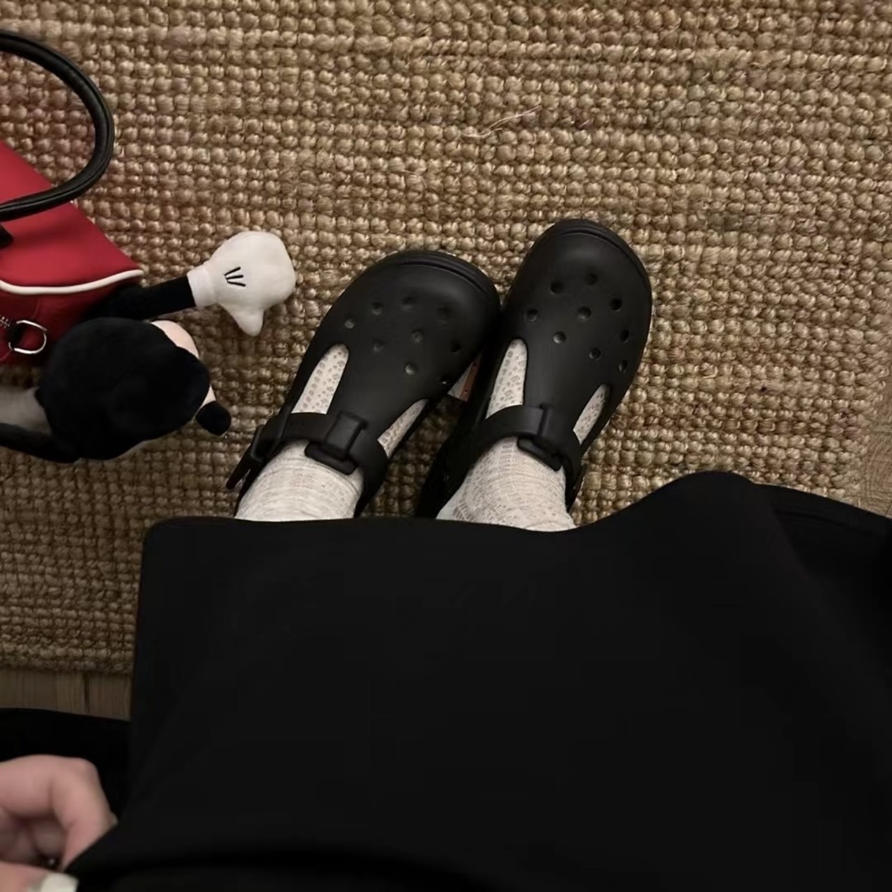 【預購】CROCS CLASSIC MARY JANE CLOG 瑪莉珍洞洞鞋 黑色 210581001