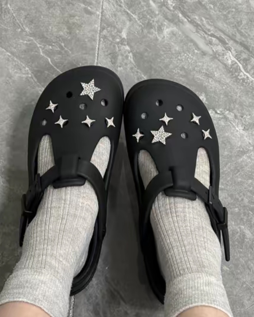 【預購】CROCS CLASSIC MARY JANE CLOG 瑪莉珍洞洞鞋 黑色 210581001