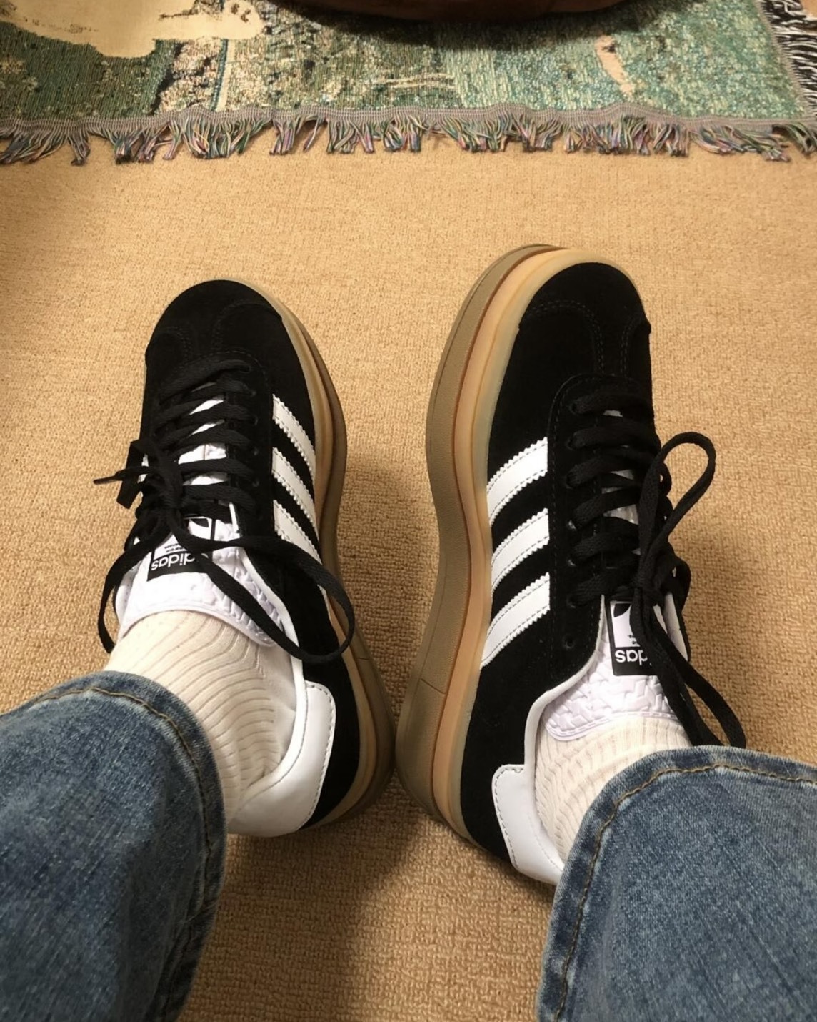 【預購】ADIDAS GAZELLE BOLD W 厚底 黑色 IE0876