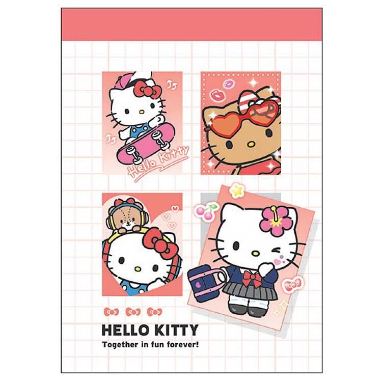 『Sanrio』Hello Kitty 迷你備忘錄 嗨！擺姿勢！