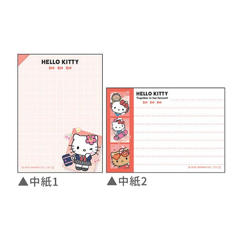 『Sanrio』Hello Kitty 迷你備忘錄 嗨！擺姿勢！