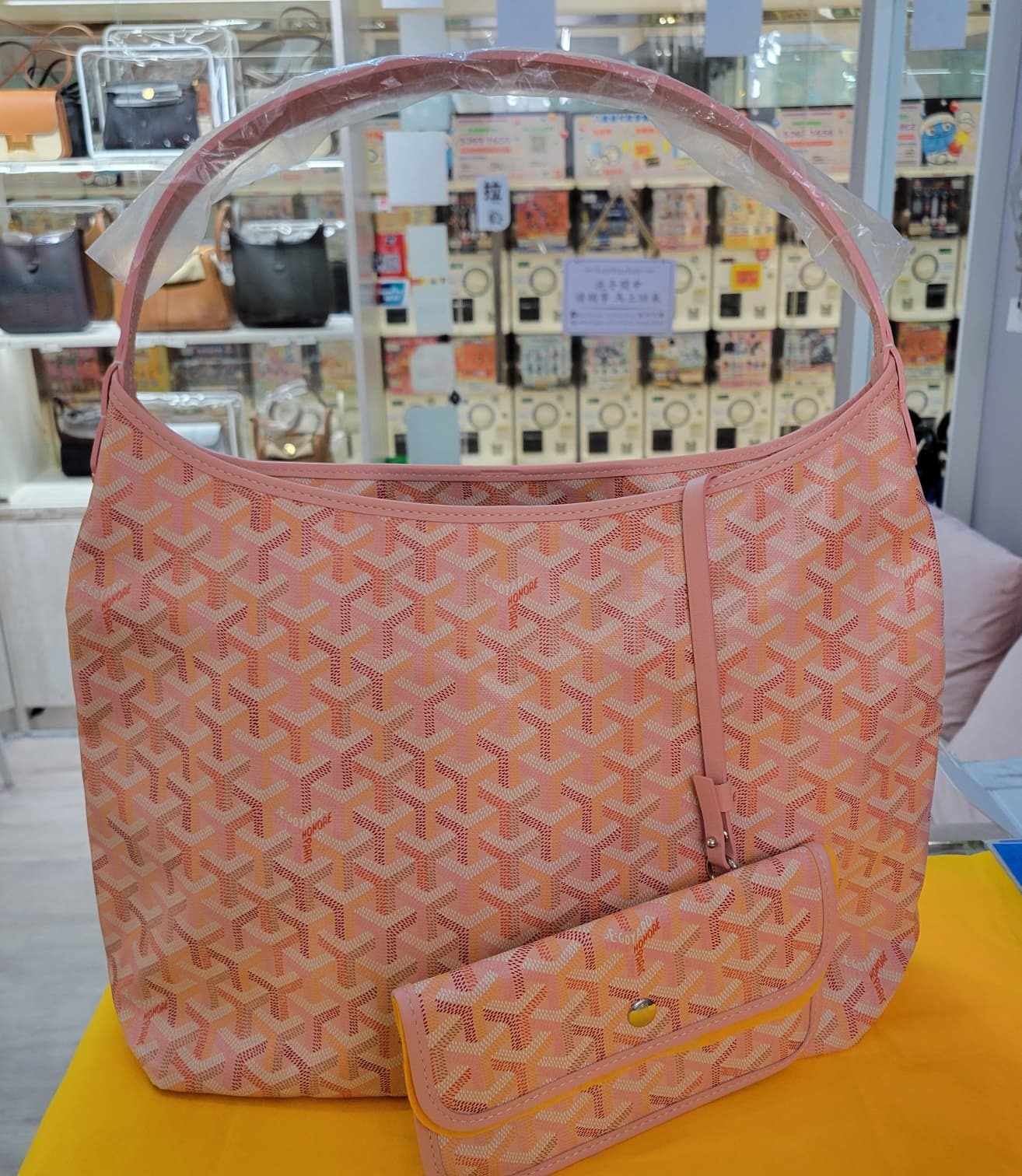 GOYARD HOBO ROSE POUDRE MULTICOLOR 玫瑰粉