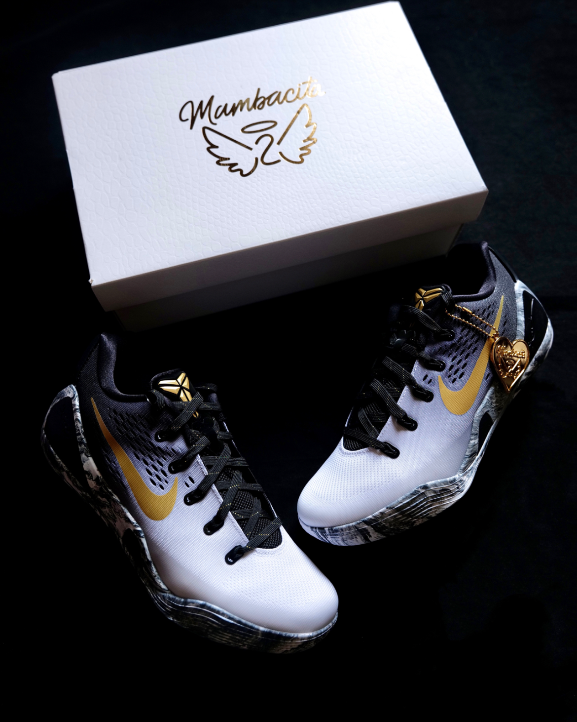 (預訂) Nike Kobe 9 - Mambacita Gigi Black White