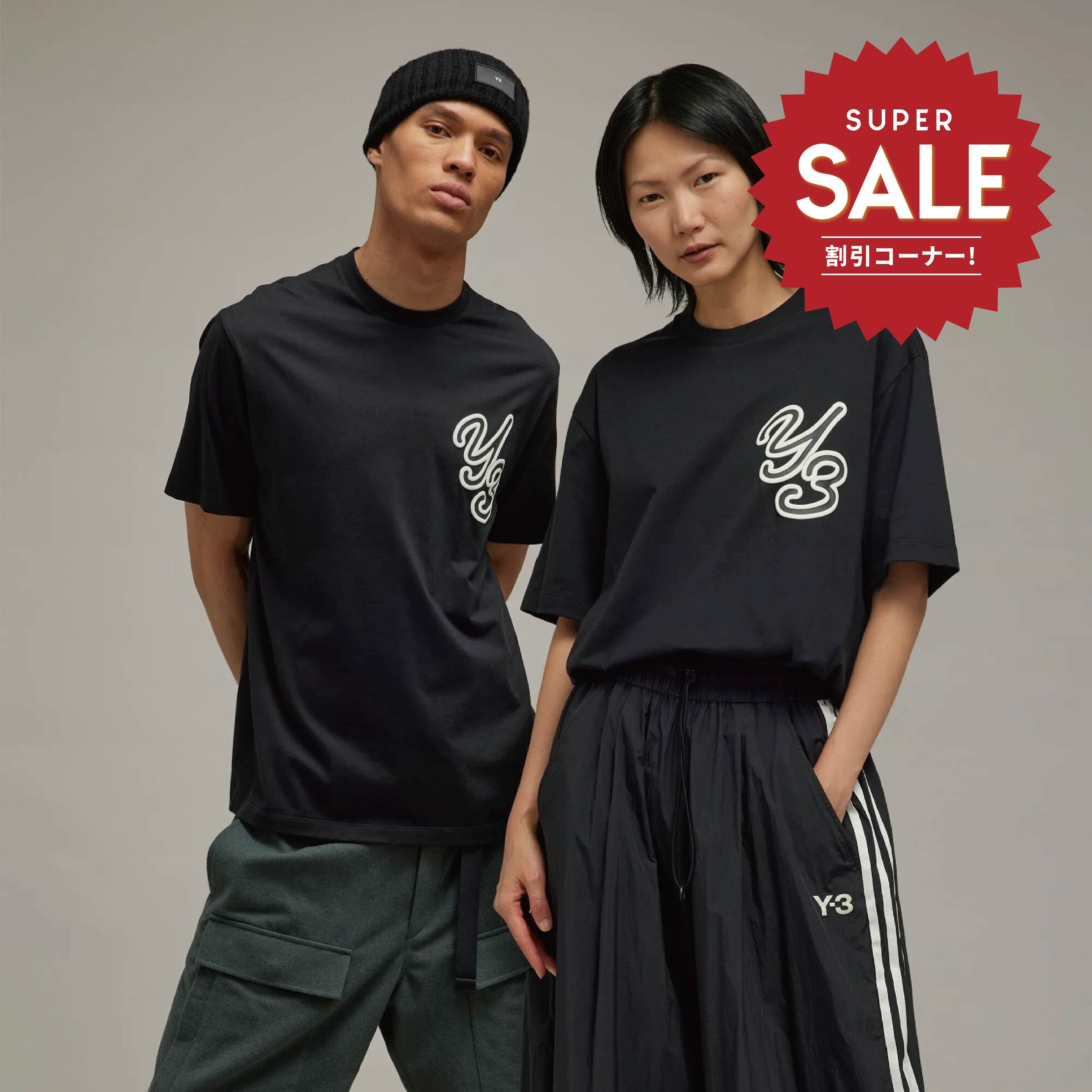 【 Y-3 GFX SS TEE 短TEE - 黑 】