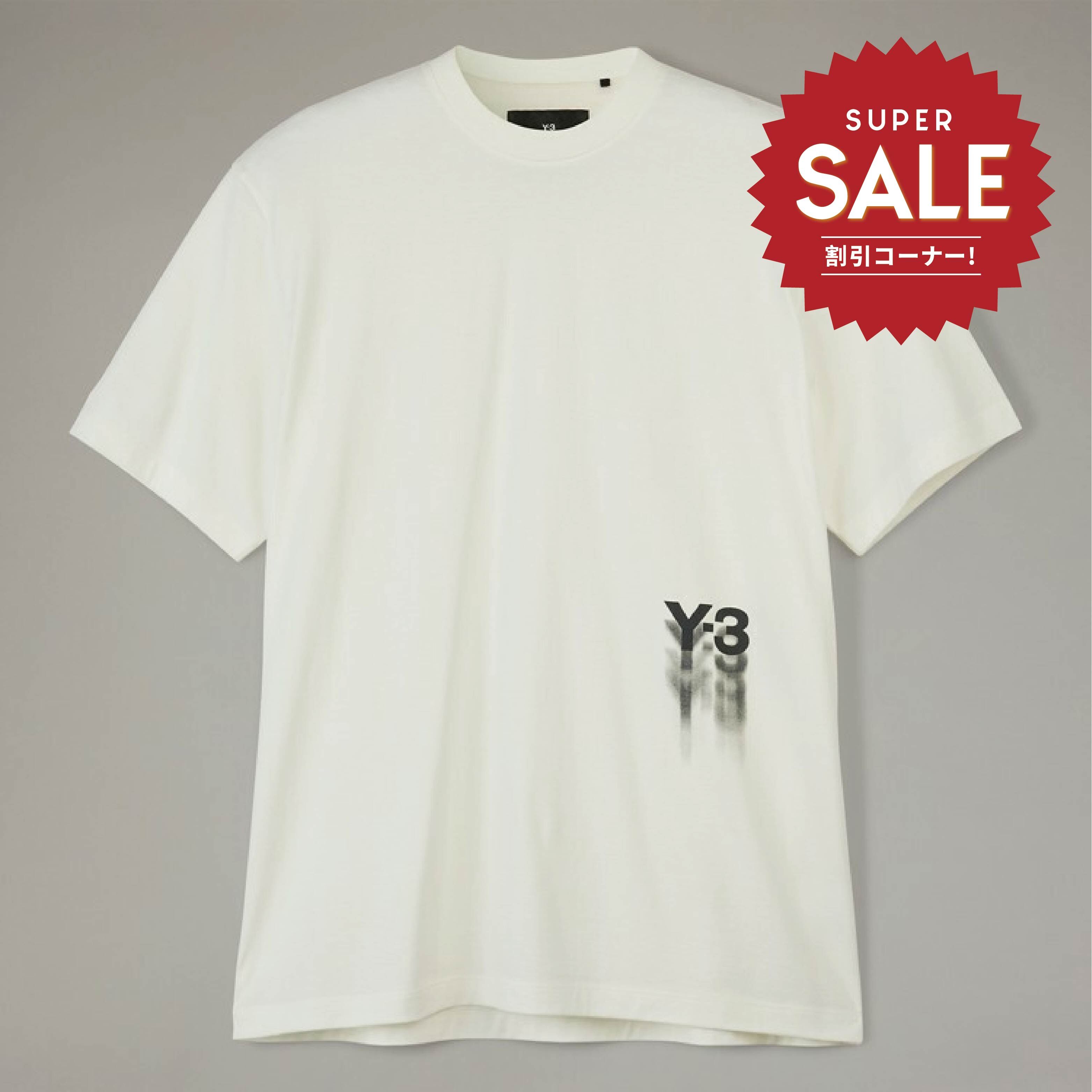 【 Y-3 GFX SS TEE 漸層字短TEE - 米白  】