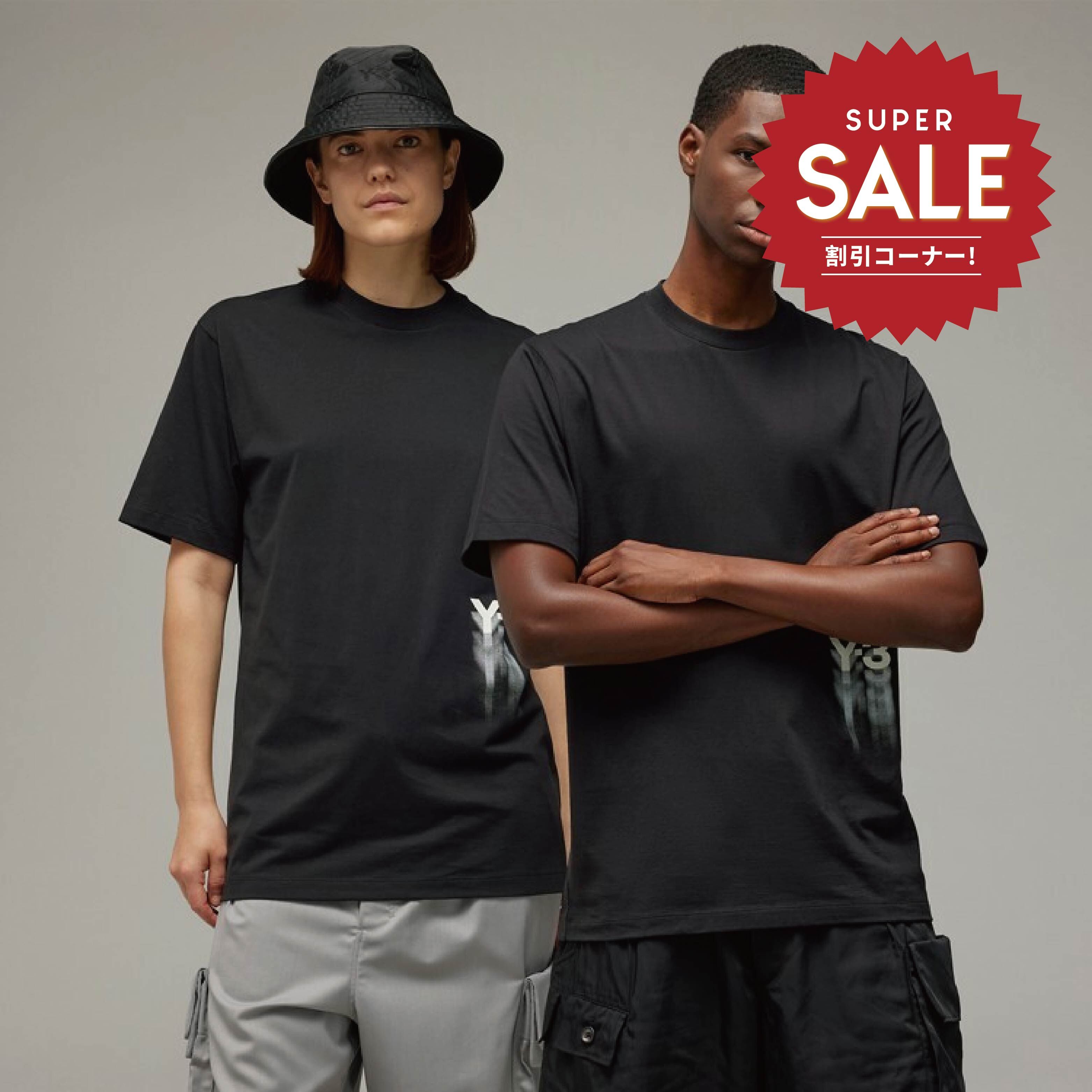 【 Y-3 GFX SS TEE 漸層字短TEE - 黑  】