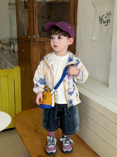 BYC04B048BL 街頭小男神工裝大側袋牛仔褲