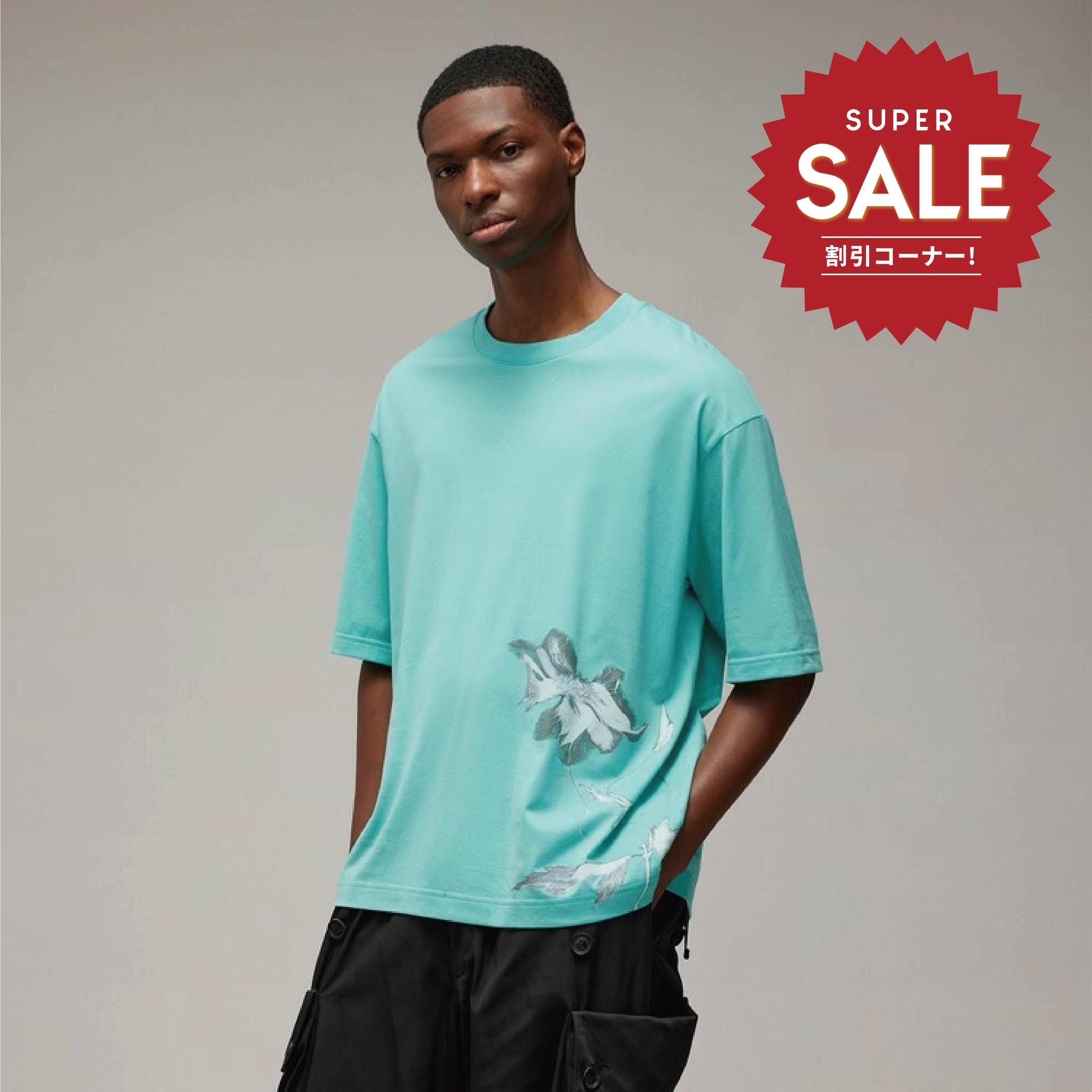 【 Y-3 GXS SS TEE 2 花卉圖案短TEE - 薄荷綠  】